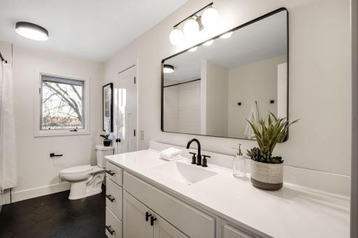 Upper level bathroom