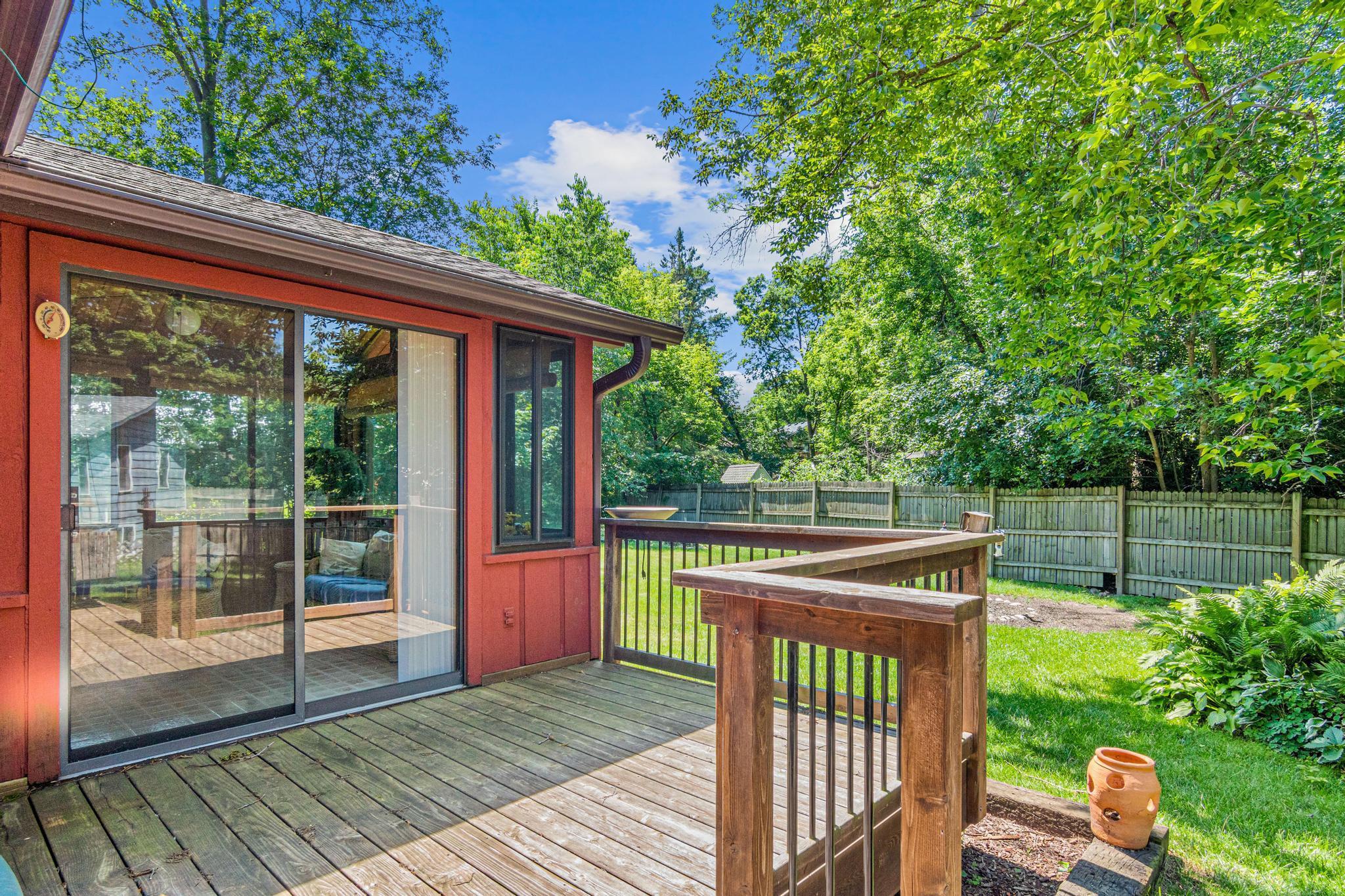 Sliding Door From 3 Season Porch to Deck!