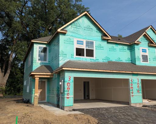Photo of the actual home as of 8.13! Home is under construction and set to be complete in October.