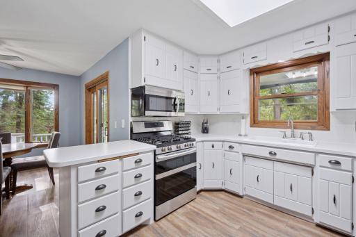 Recently painted cabinets and newer appliances