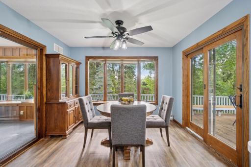 There is endless wildlife entertainment to be seen from these views in the dining room
