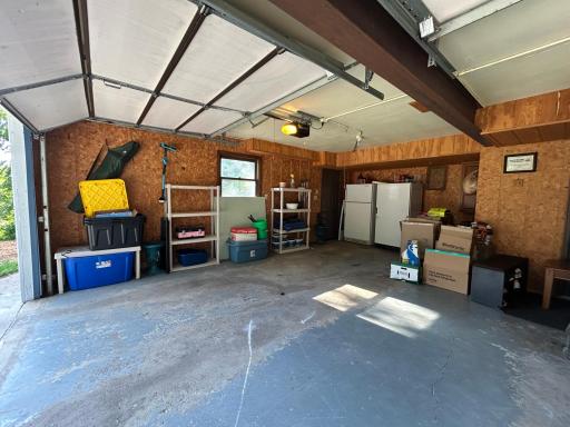 The left side of the tuckunder garage is extra deep!