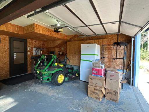 Inside the tuckunder garage. This is the right stall.