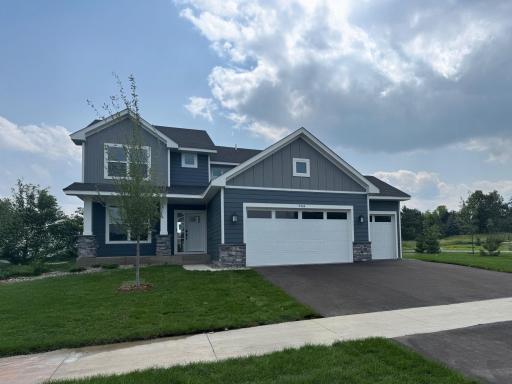 Photo is of the actual home. The stunning exterior!