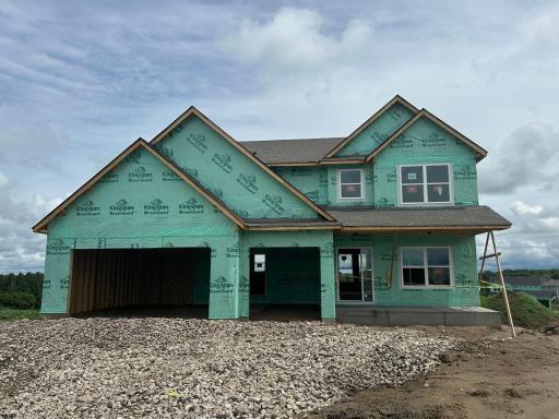 Progress photo of the actual home from 7.5.25