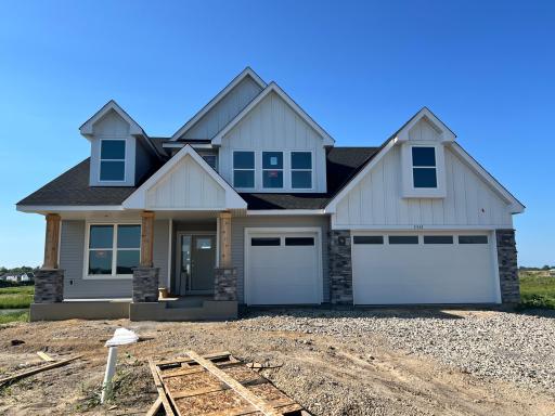 Photo of the actual home as of 7.27! Home is under construction and set to be complete in September.