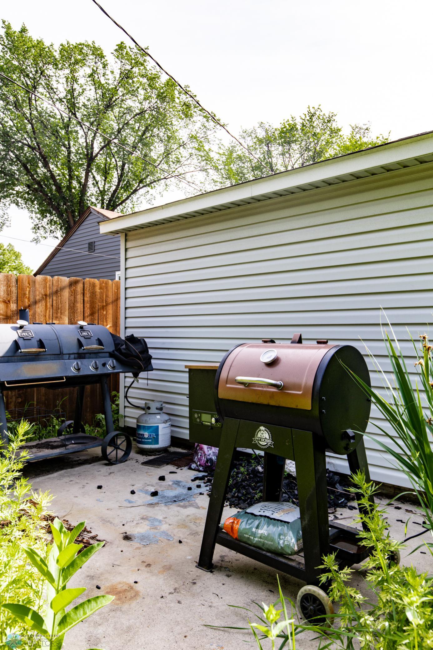 Patio Behind Shed