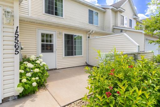 Private patio entrance