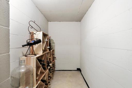 Cold storage under the stoop is currently used for wine storage- stays cool all year long
