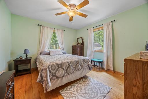 2nd bedroom located off of the sitting room/kitchen area