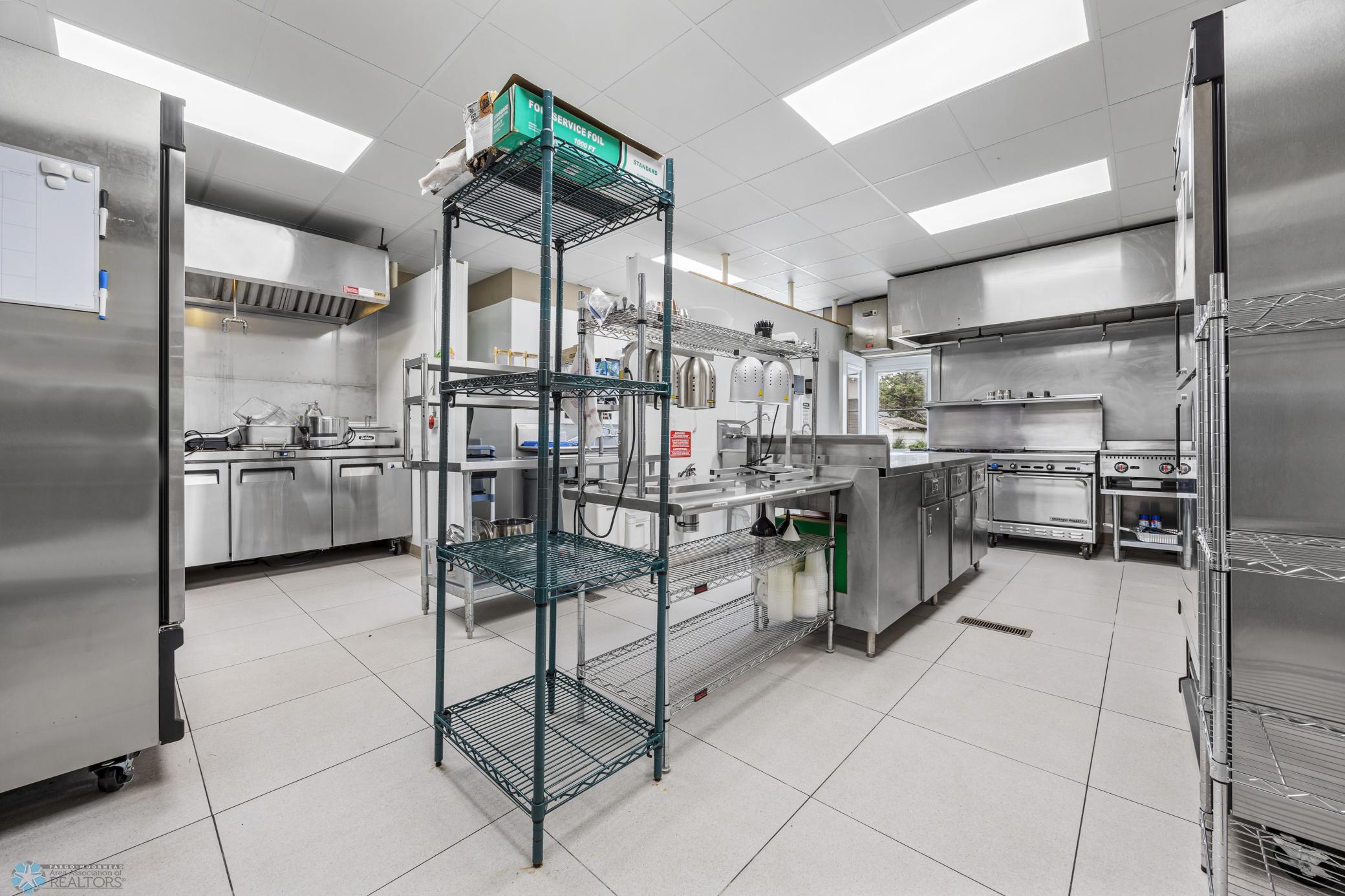 Kitchen area (all appliances and supplies included)