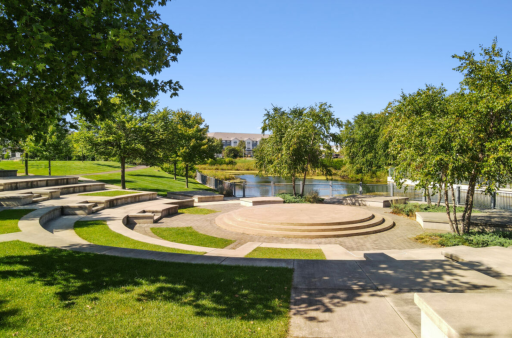 The amphitheater features seating for over 300 people and hosts a number of fun events including a summer concert series, Ramsey Farmers Market and Ramsey's Fall Fest!