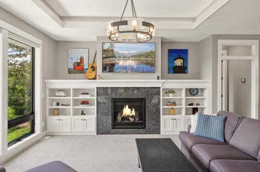 Inviting living room with open concept main floor living
