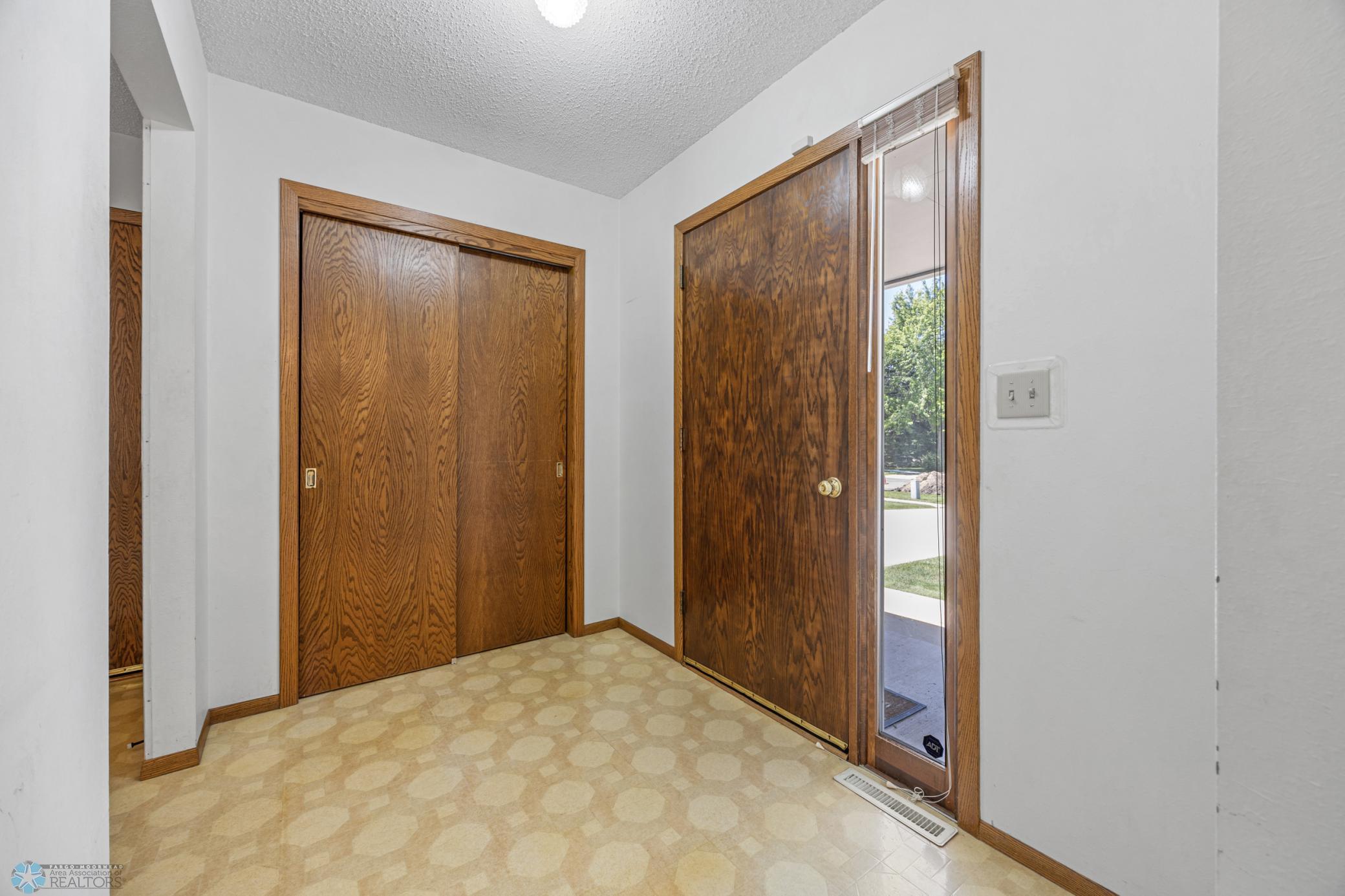 Foyer closet