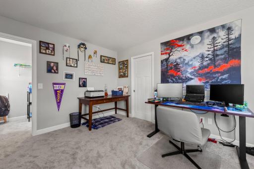 Bedroom 3 currently used as an office, has a walk-in closet and a "Jack-n-Jill" bathroom.