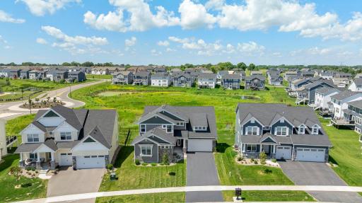 Welcome to 4617 Cobalt Lane. Front view showing rear nature preserve views.