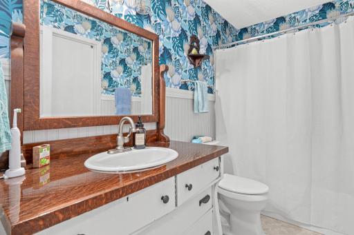 Upper level bathroom