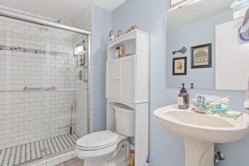 Lower level bathroom