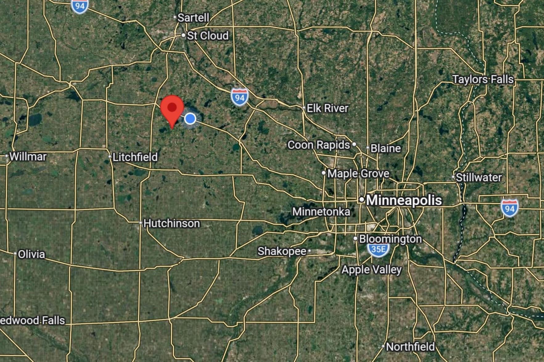 This property is located about an hour from MSP International Airport or the Twin Cities metro and about a half hour from Saint Cloud which has a regional airport.