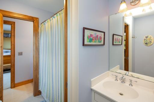 A well-appointed Jack and Jill bathroom adjoins the third and fourth bedrooms, offering private access from each room. This shared space is thoughtfully designed to balance convenience and comfortâideal for siblings, guests, or a growing household.