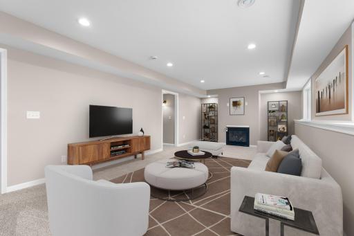 Staged Basement