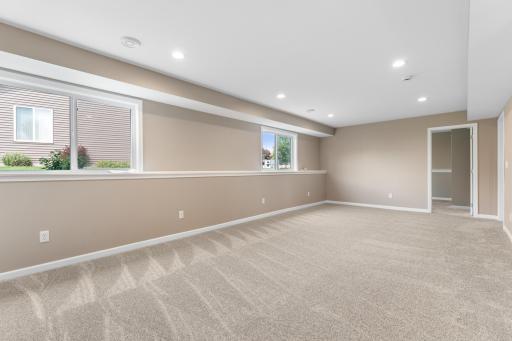 Finished Basement Living Room
