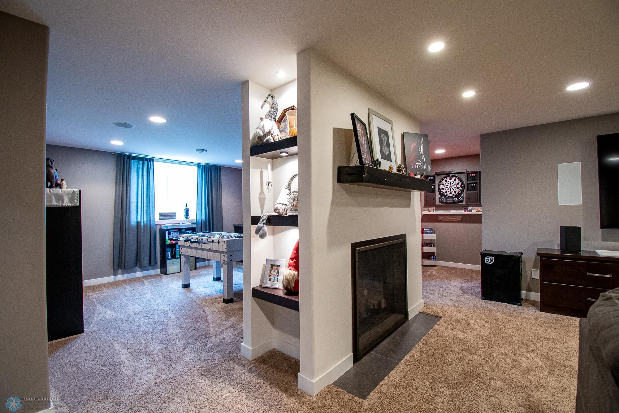 Double Sided Fireplace