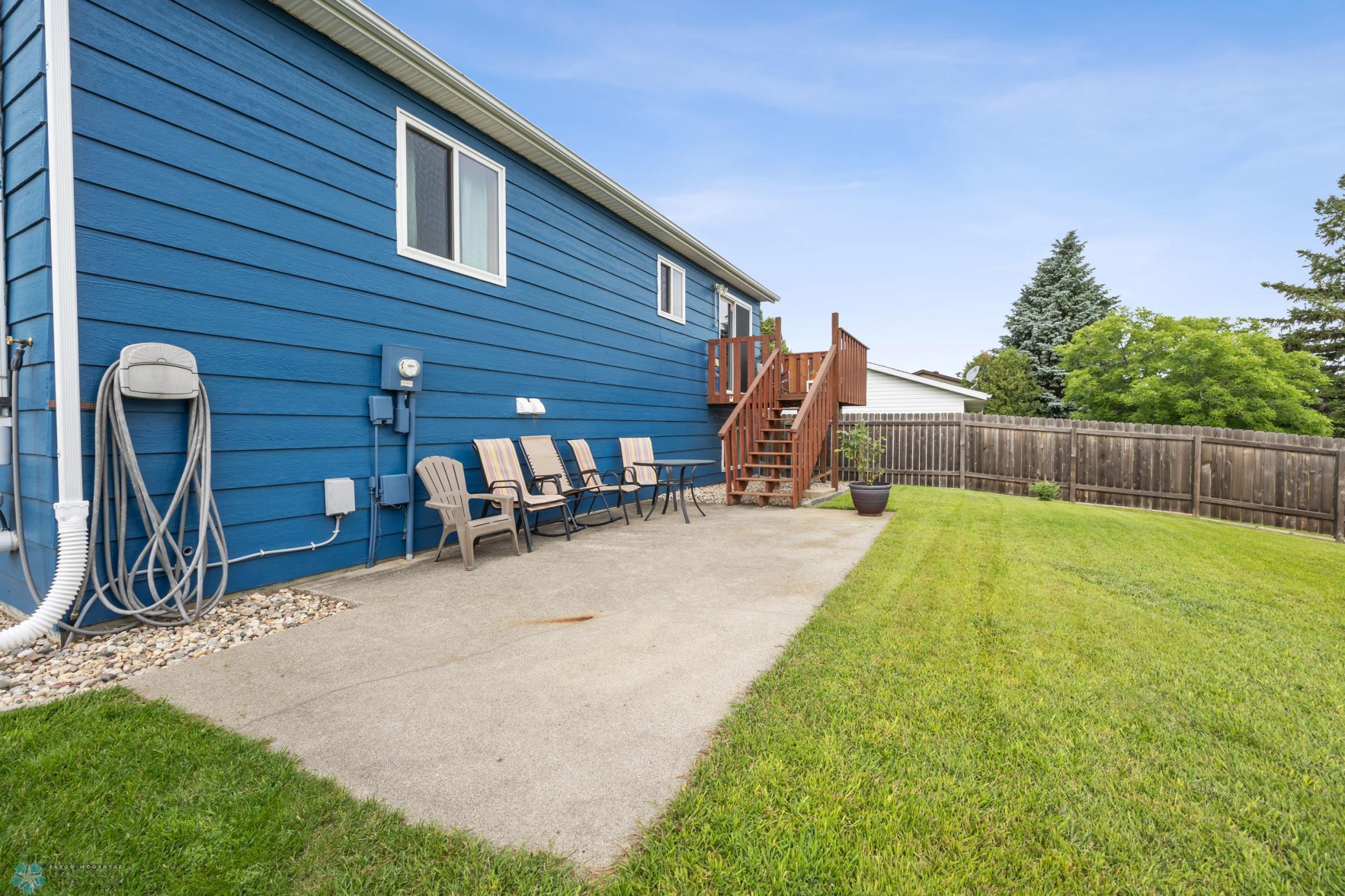 Concrete patio