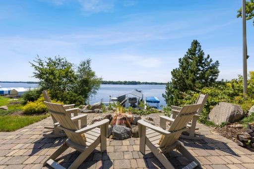 Plus there's a Rustic Lakeside Firepit.
