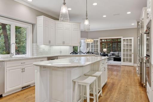 Large Cambria Center Island and Countertops