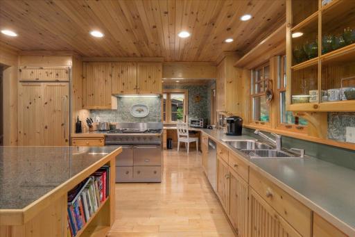 There is plenty of counter space to enjoy your cooking experience with friends and family.