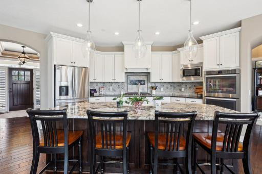Walk-in pantry and additional storage built for a chefâs lifestyle