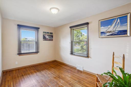 This is one of the three main floor bedrooms