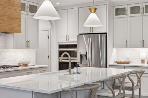 Gourmet Kitchen with ample cabinet and counter space