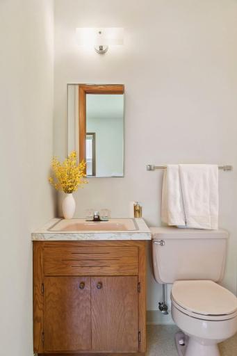 Half bath off bedroom