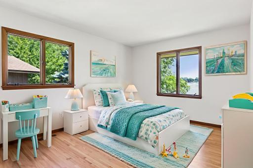 One of 4 bedrooms on the main level