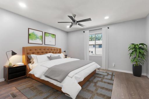 Bedroom Virtually Staged