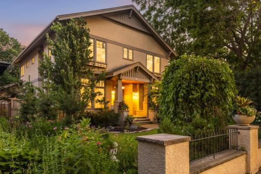 Photo for 582 Summit Avenue, Saint Paul, MN 55102 - listing #6751138 Beautiful landscaping throughout the private fenced lot!