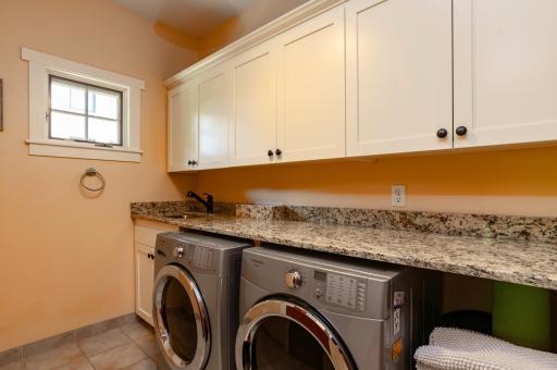 Second level laundry room.
