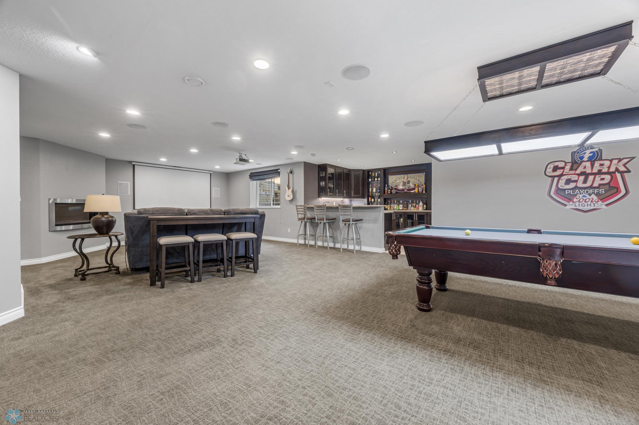 Family Room & Wet Bar