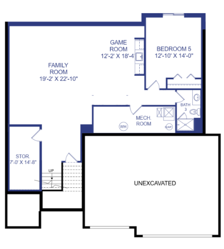 Lower Level Floor Plan