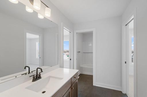 Jack and Jill Bathroom Upstairs