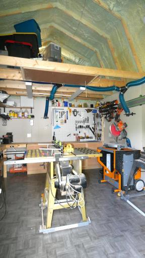 Has its own electrical box; pull-down stairway to loft; heated & air conditioned...