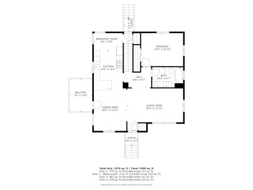 Main level floor plan.