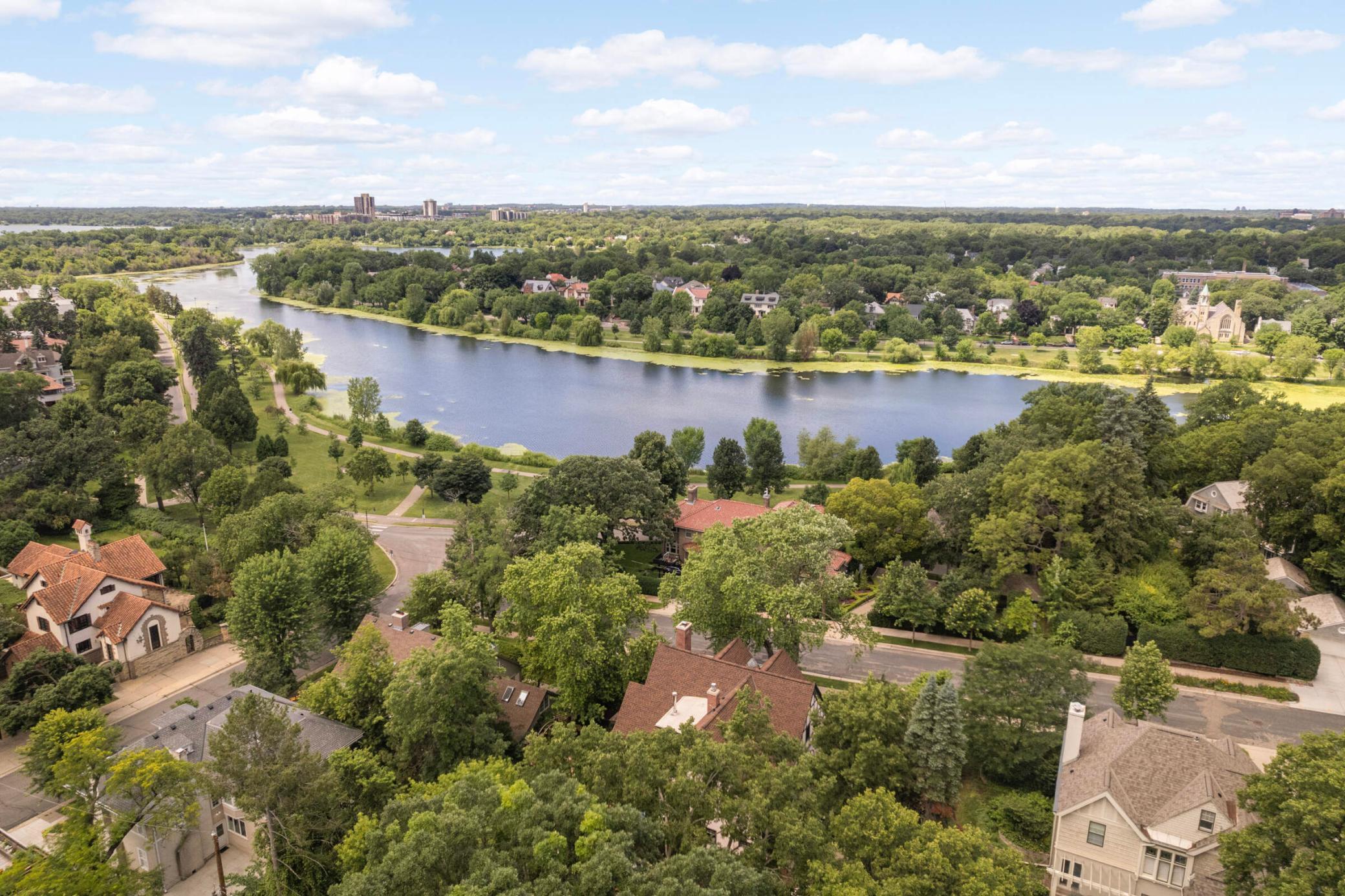 Just off of Lake of the Isles = views + privacy.