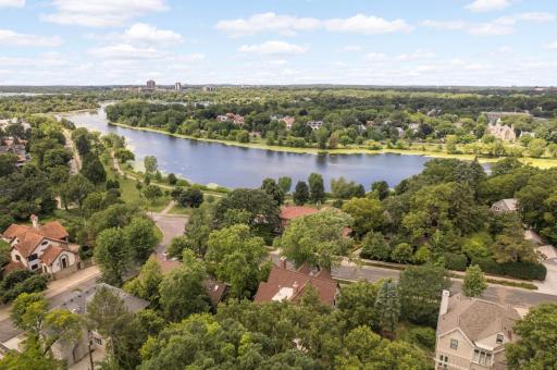 Just off of Lake of the Isles = views + privacy.