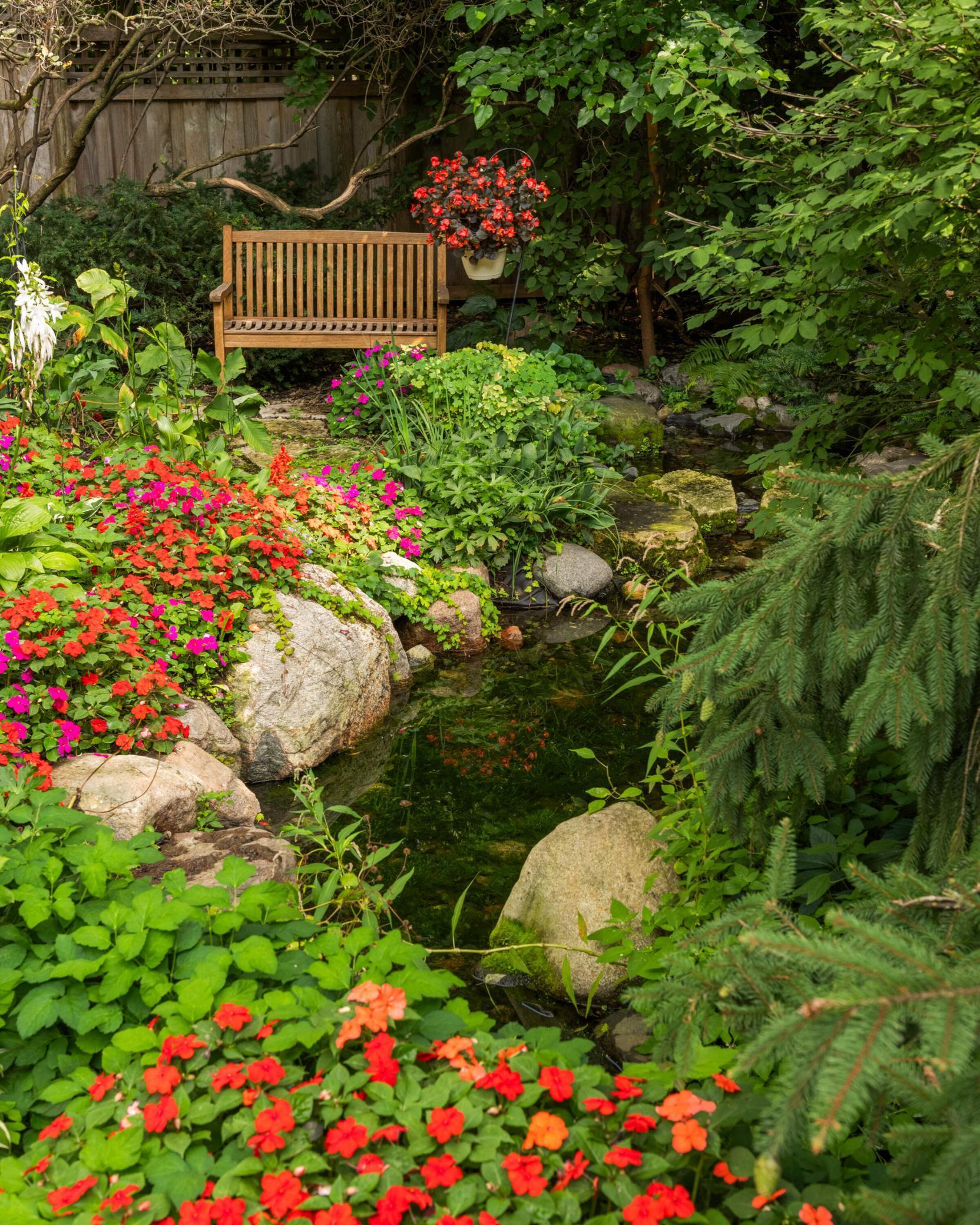 No other yard like it in Mpls - truly serene.