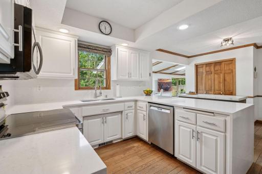 Wonderful kitchen features new countertops