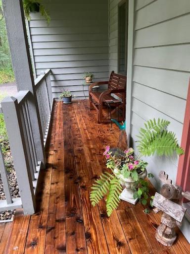What a great place to relax while watching the hummingbirds and orioles visit.