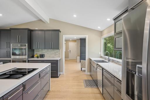 This kitchen was designed with style and function in mind.